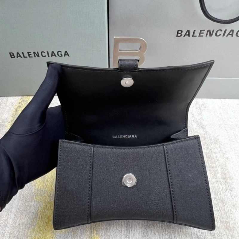Balenciaga Luminous Crescent Hourglass Bag - Shiny Black Balenciaga SunProtective 78737