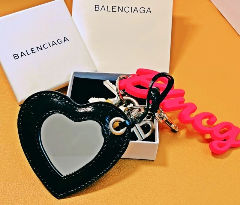 Thermal Balenciaga Luxe Gold Keychain a  Accessory for Style 70080