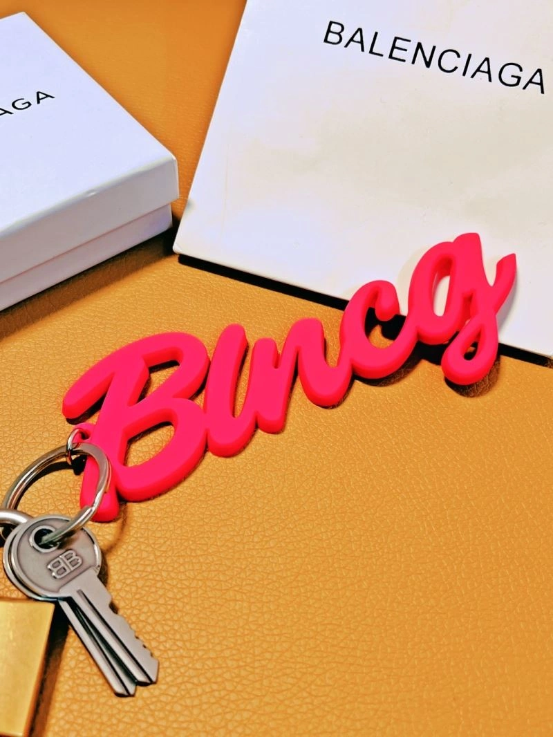 Thermal Balenciaga Luxe Gold Keychain a  Accessory for Style 70080