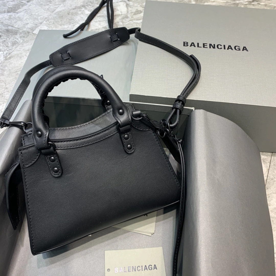 Upgraded Balenciaga Luxury Neo Classic Mini Motorcycle Bag -  Chic Design 64654