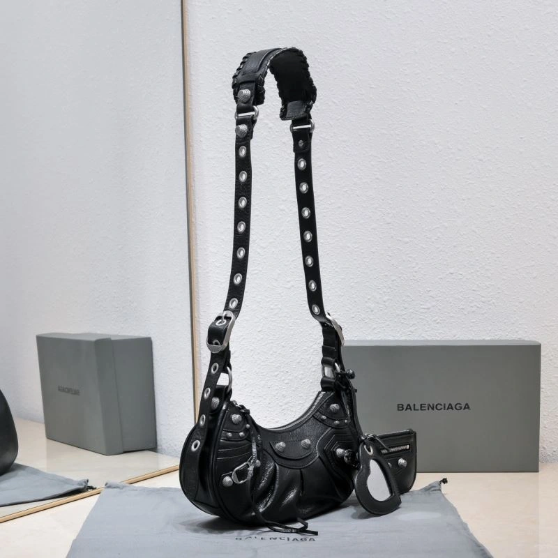 Balenciaga Mini Black Crescent Bag - 26cm  Design Lightweight 72704