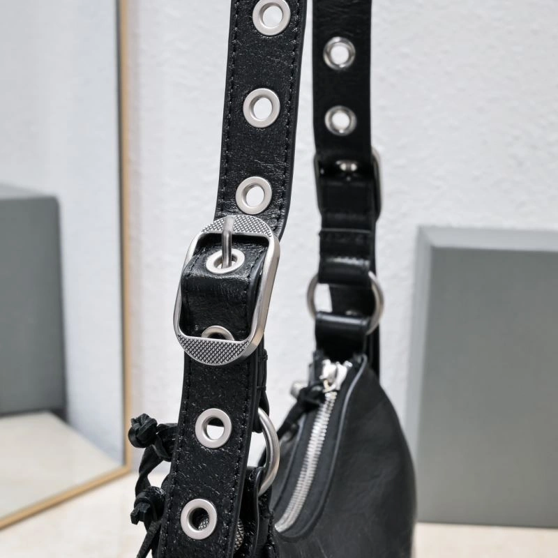 Balenciaga Mini Black Crescent Bag - 26cm  Design Lightweight 72704