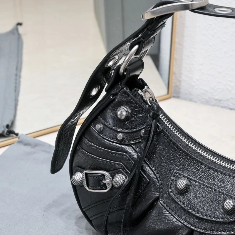 Balenciaga Mini Black Crescent Bag - 26cm  Design Lightweight 72704