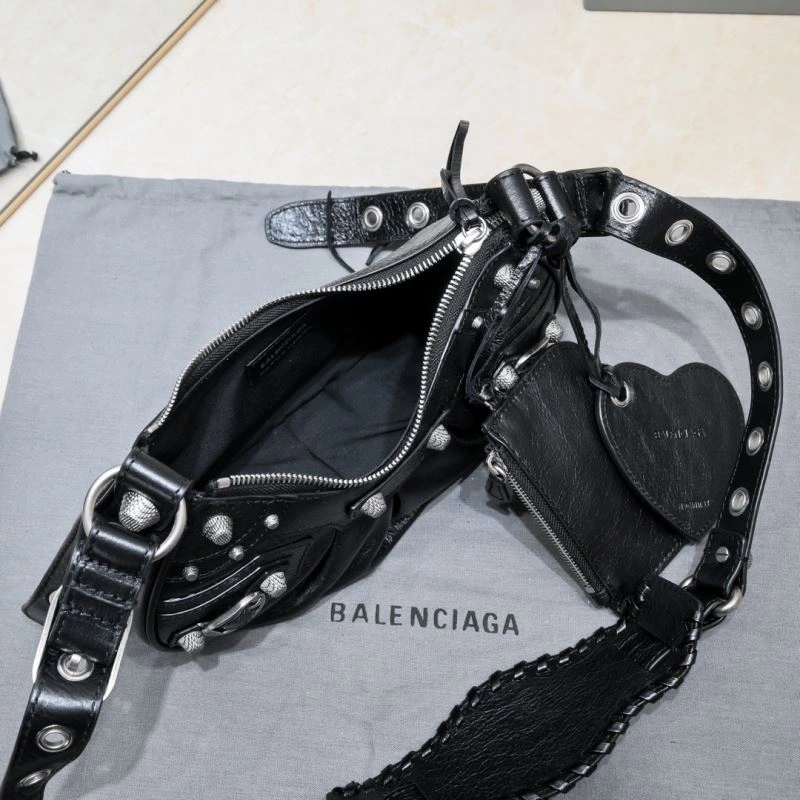 Balenciaga Mini Black Crescent Bag - 26cm  Design Lightweight 72704