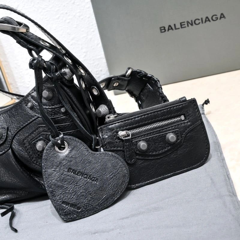 Balenciaga Mini Black Crescent Bag - 26cm  Design Lightweight 72704