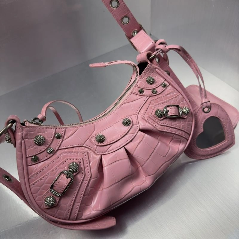 Balenciaga Mini Crocodile Flash Diamond Crossbody Bag Unique 72754