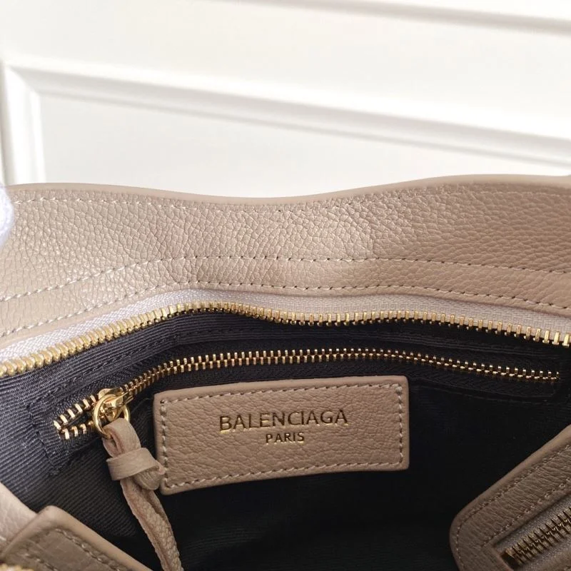 ZeroBulk Balenciaga Mini Goat Leather Motorcycle Bag with Gold Buckle 38318