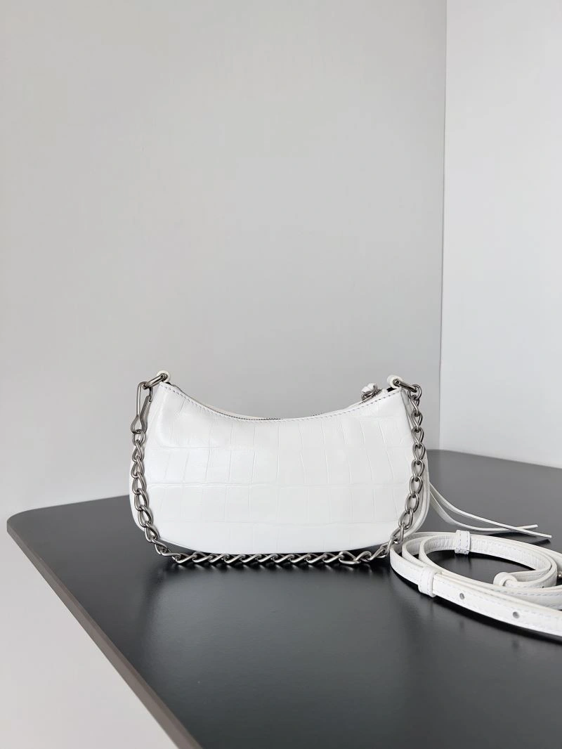 Compact Balenciaga Mini Le Cagole Half-Moon Handbag with Double Strap 78821
