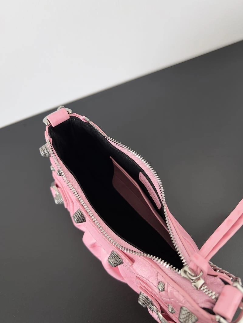 Balenciaga Mini Le Cagole Half-Moon Handbag with Double Straps HighPerformance 78804