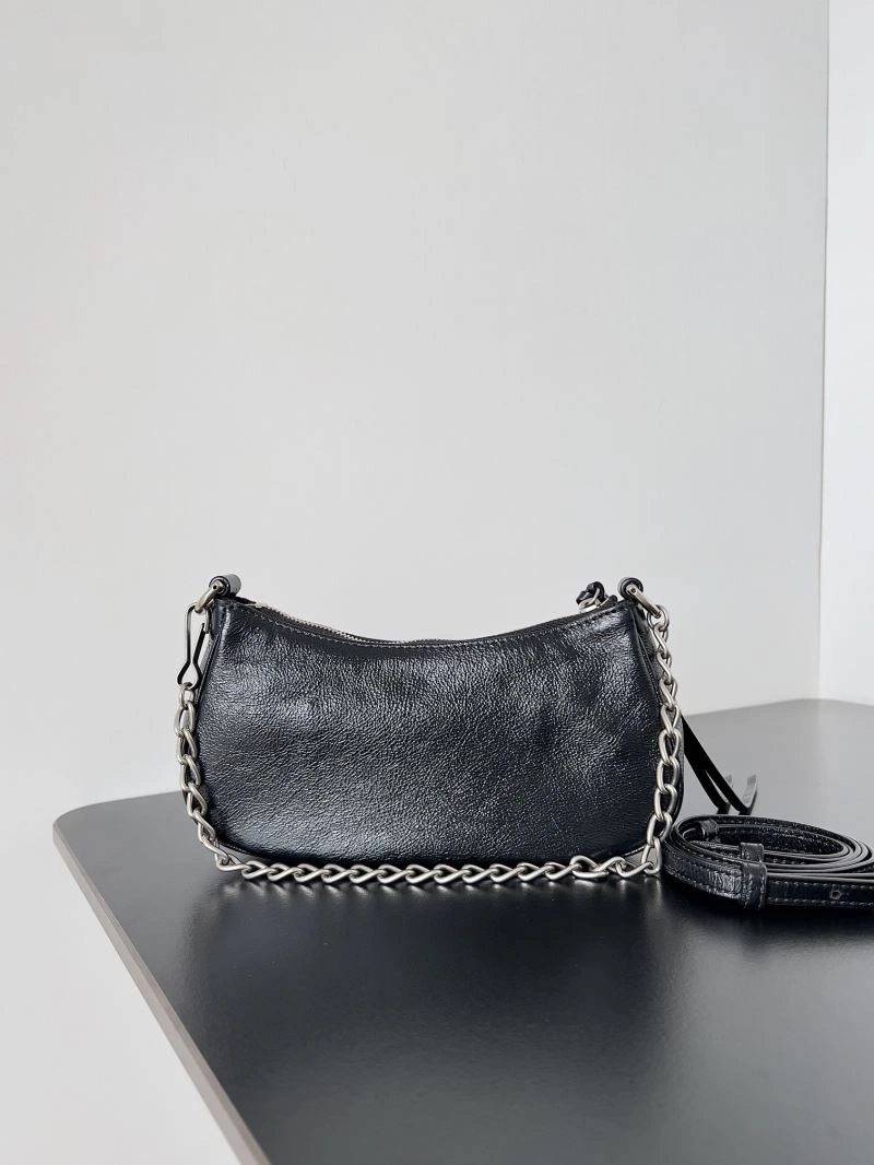 Balenciaga Mini Le Cagole Half-Moon Handbag with Double Straps Flexible 78813