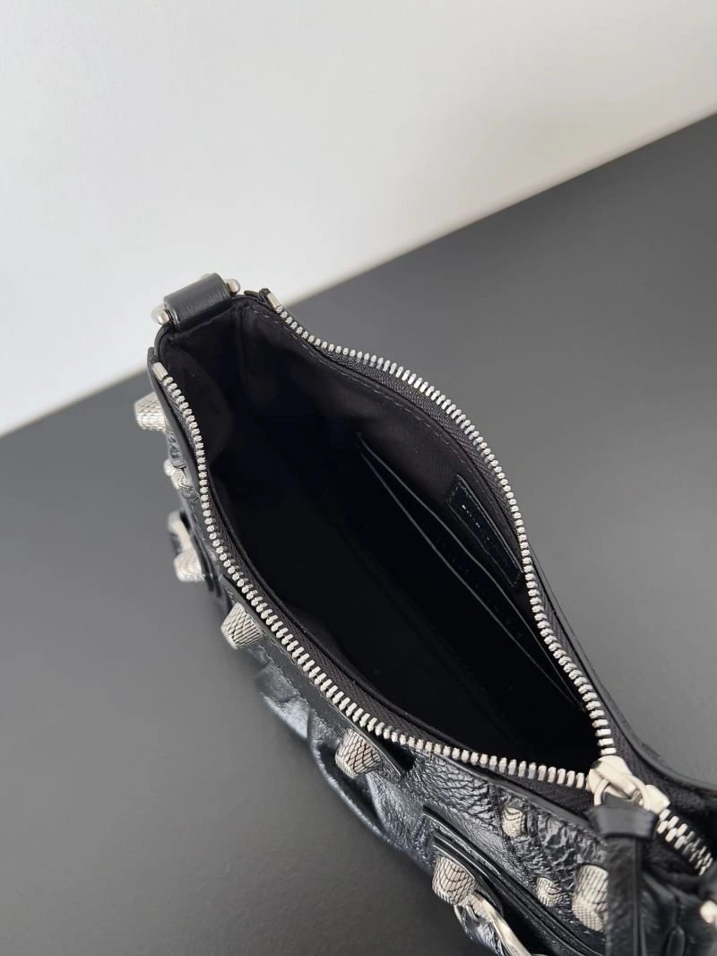 Balenciaga Mini Le Cagole Half-Moon Handbag with Double Straps Flexible 78813
