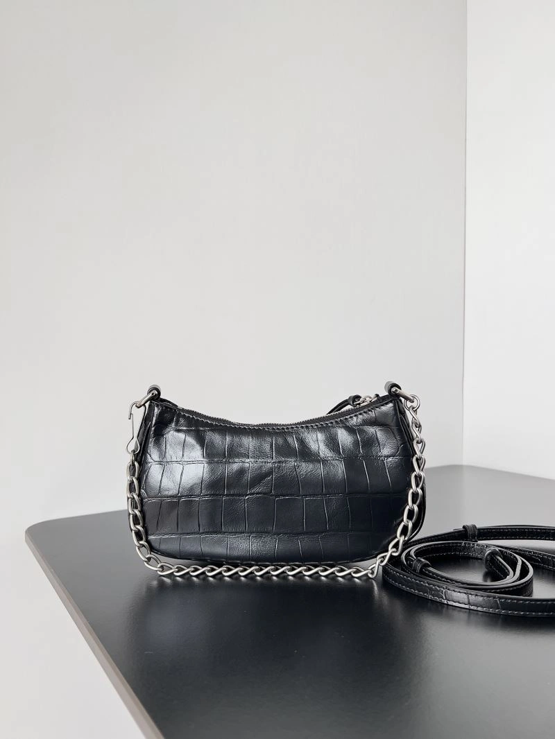 MoistureWicking Balenciaga Mini Le Cagole Handbag - Retro Crescent Design  Style 78799