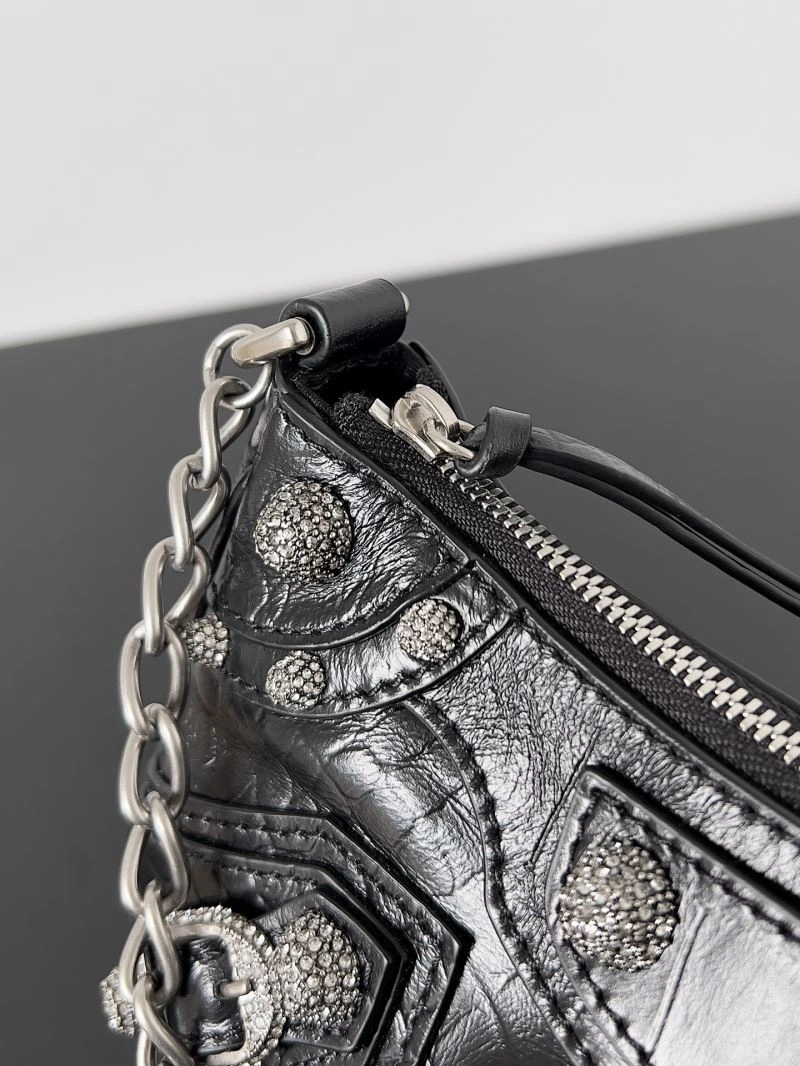 MoistureWicking Balenciaga Mini Le Cagole Handbag - Retro Crescent Design  Style 78799