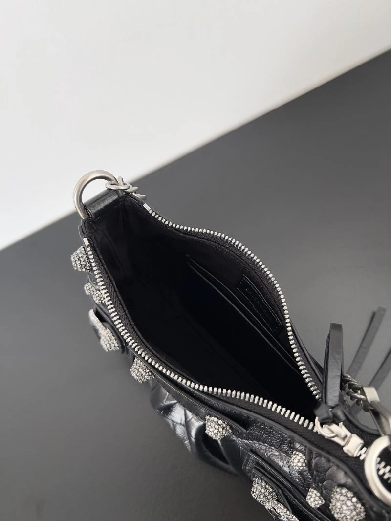 MoistureWicking Balenciaga Mini Le Cagole Handbag - Retro Crescent Design  Style 78799