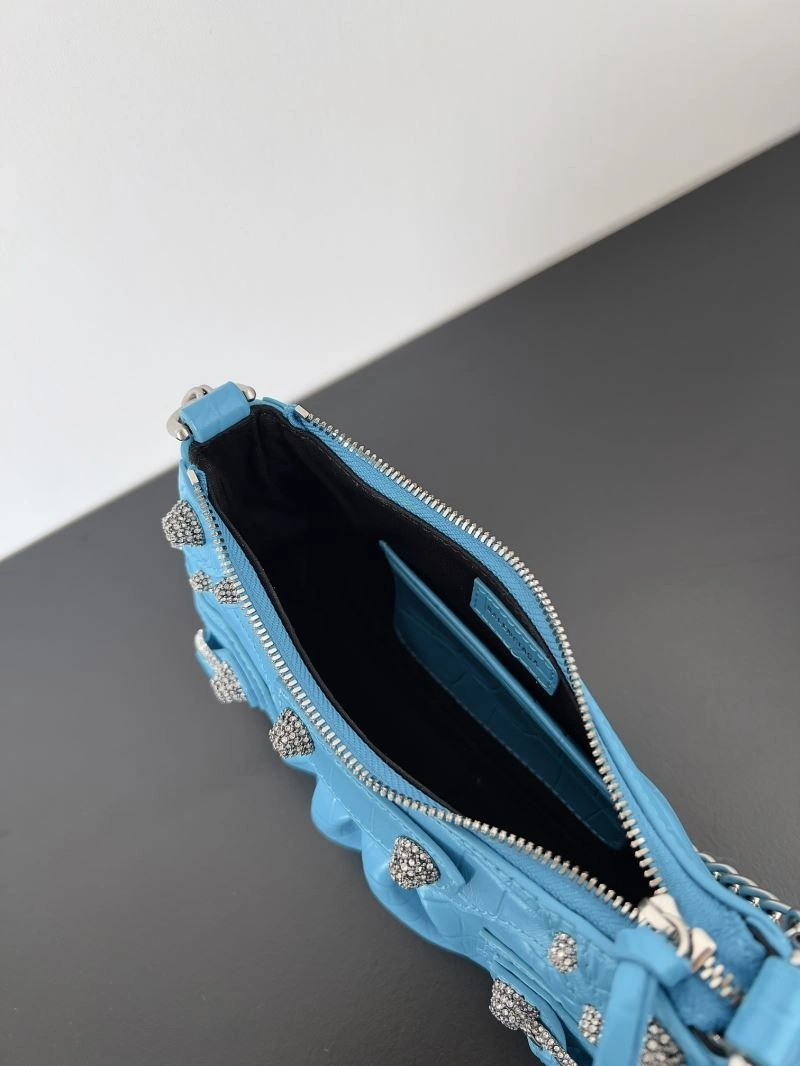 Balenciaga Mini Le Cagole Handbag - Retro Half-Moon Style Chic EasyCare 78810