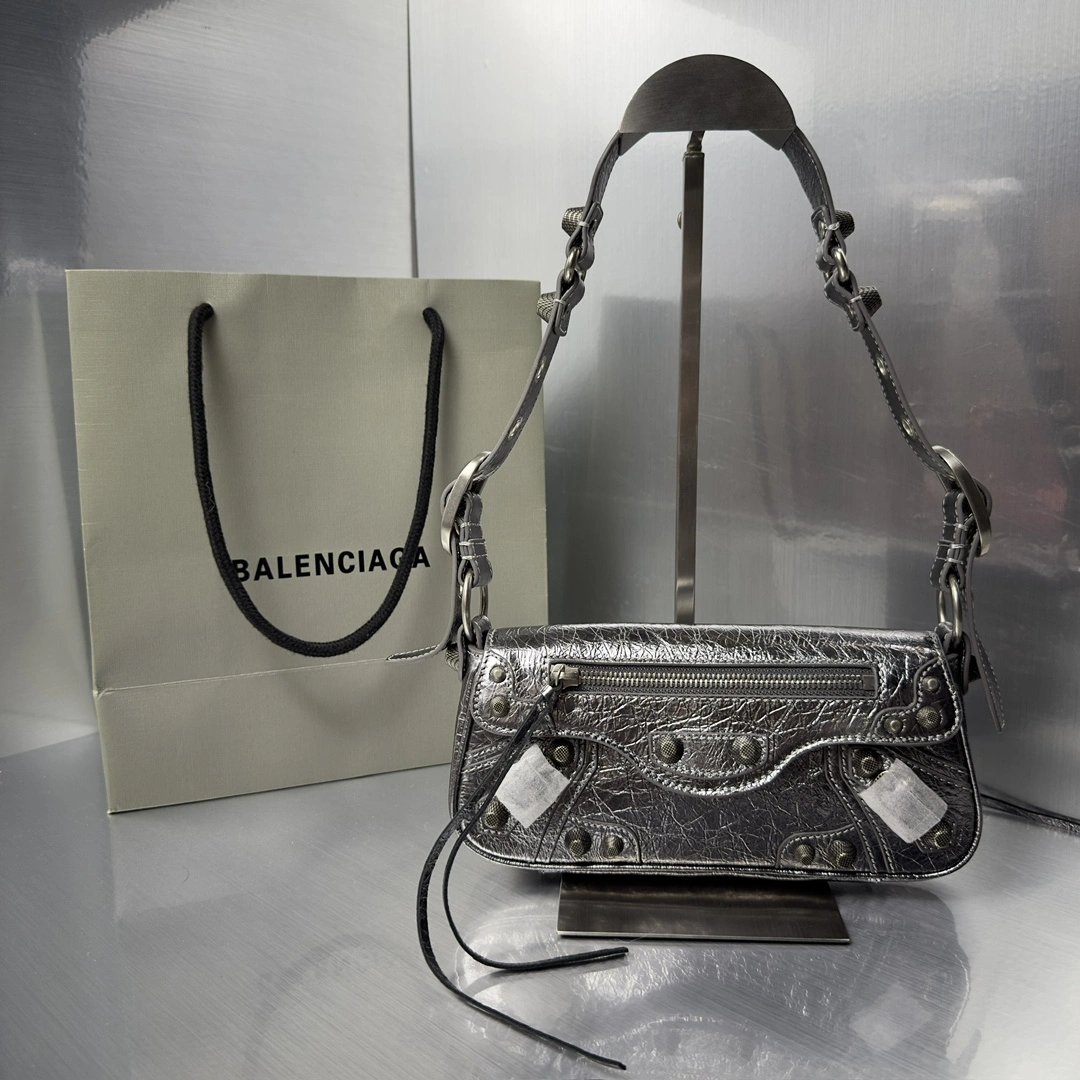 Balenciaga Mini Le Cagole Lambskin Sling Bag - Everyday ModernLook 61082