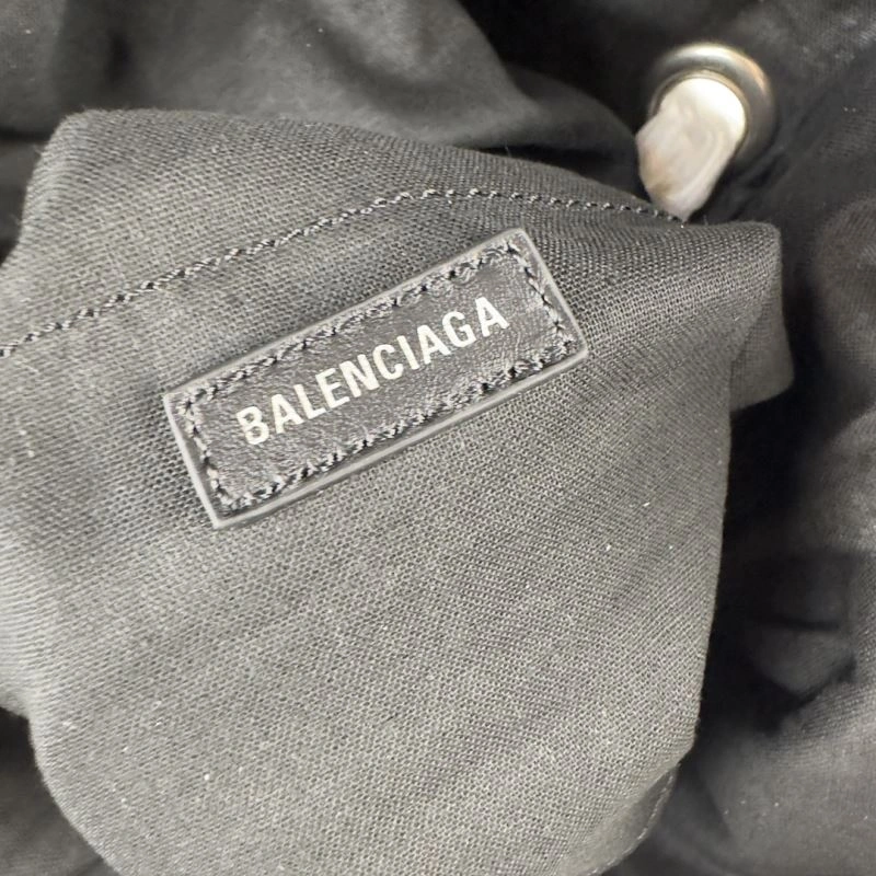 Balenciaga Monaco  BB Logo Chain Bag in Soft Cracked Calfskin Flexible 75272