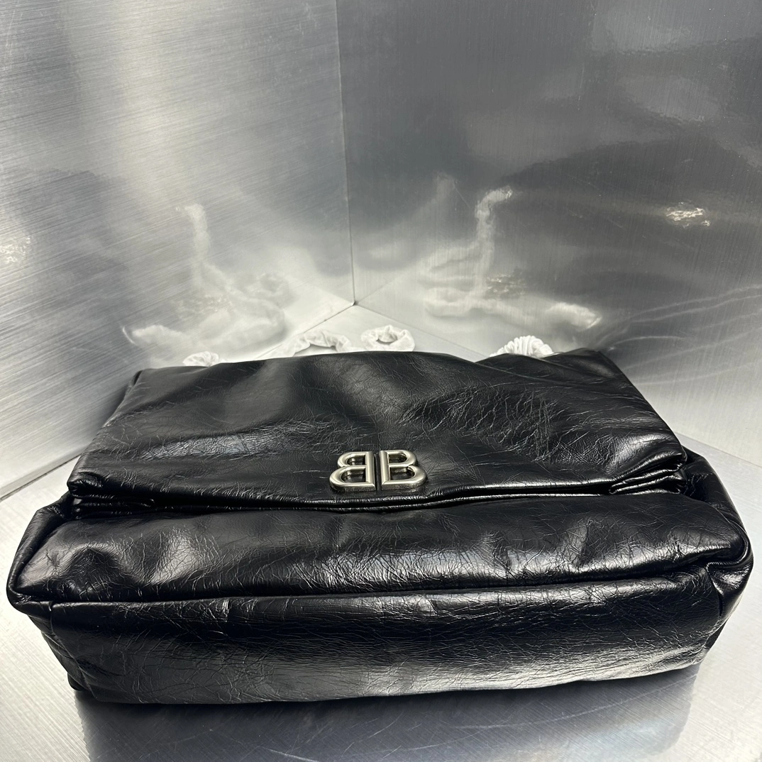 QuickDry Balenciaga Monaco Luxe Calfskin Chain Bag -  Autumn Essential 72563