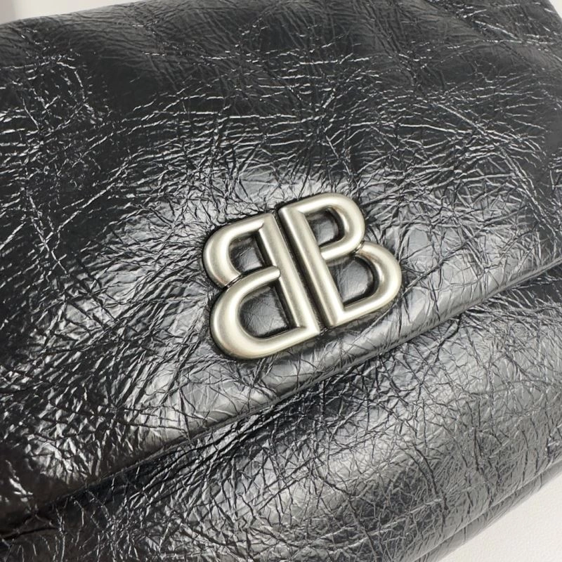 Balenciaga Monaco Luxe Chain Bag -  Leather Autumn Essential Youthful 75263