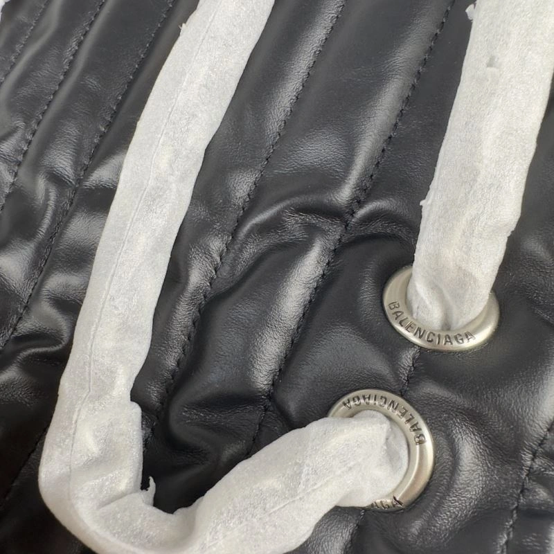Comfortable Balenciaga Monaco Luxe Lambskin Chain Bag -  Dark Style 75284