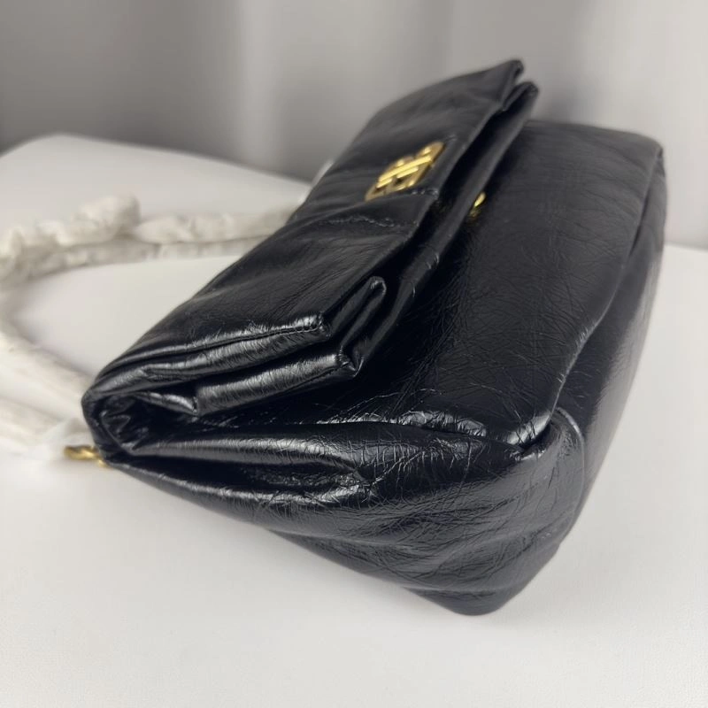 Balenciaga Monaco Ultra-Soft Calfskin Chain Bag -  Fall Essential Cozy 75276
