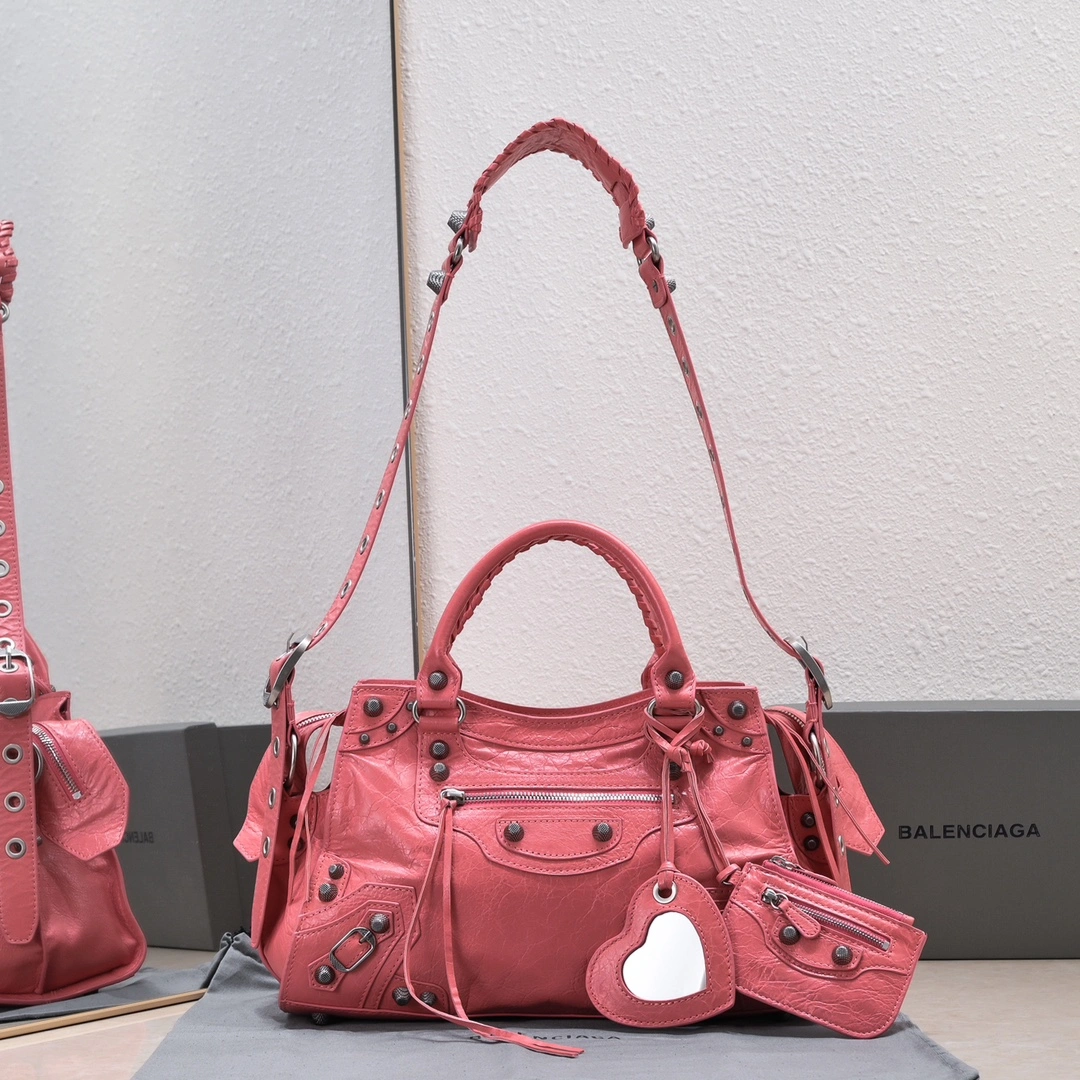 Popular Balenciaga NEO CAGOLE Distressed Lambskin Medium Bag 60942