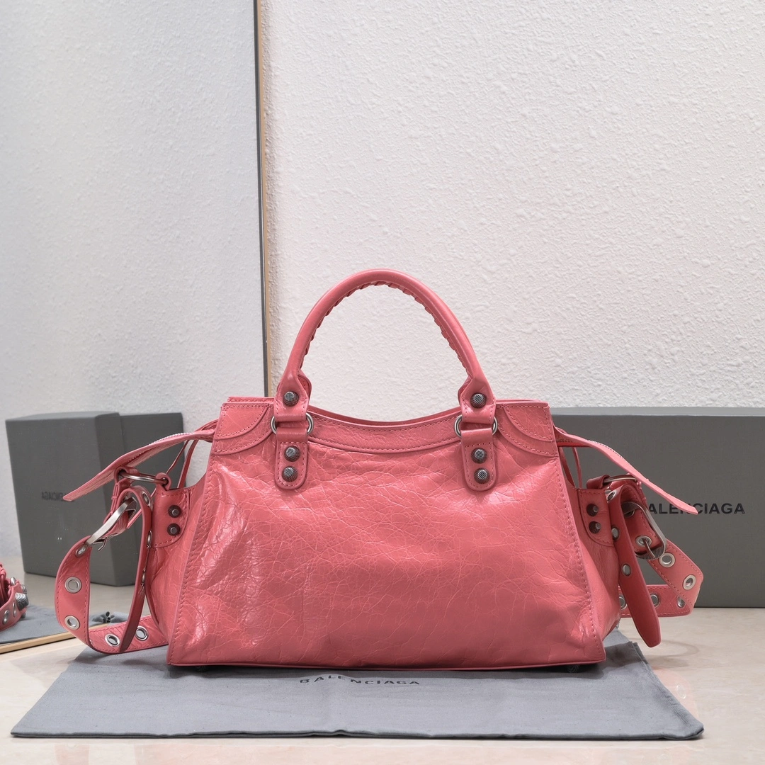 Popular Balenciaga NEO CAGOLE Distressed Lambskin Medium Bag 60942