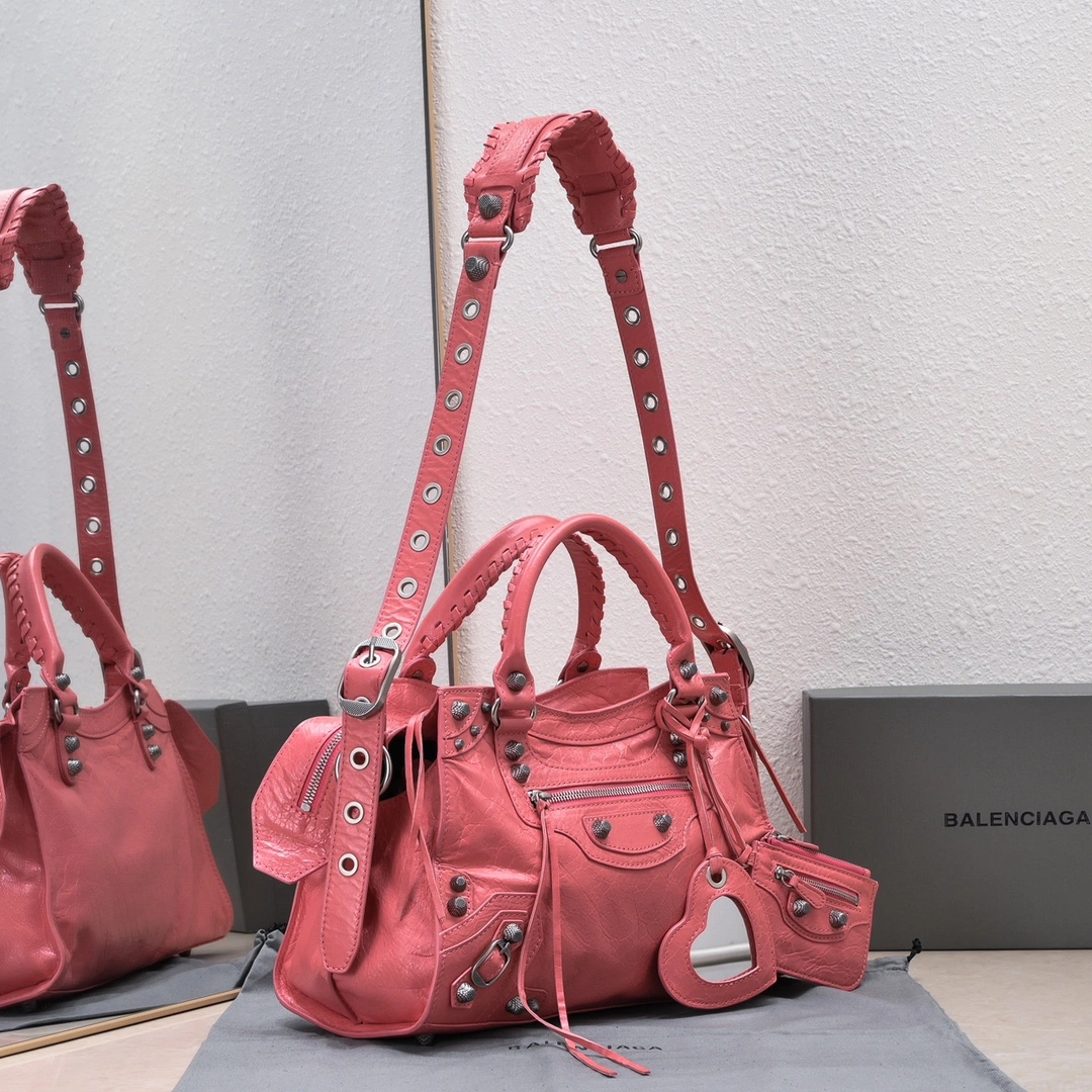 Popular Balenciaga NEO CAGOLE Distressed Lambskin Medium Bag 60942