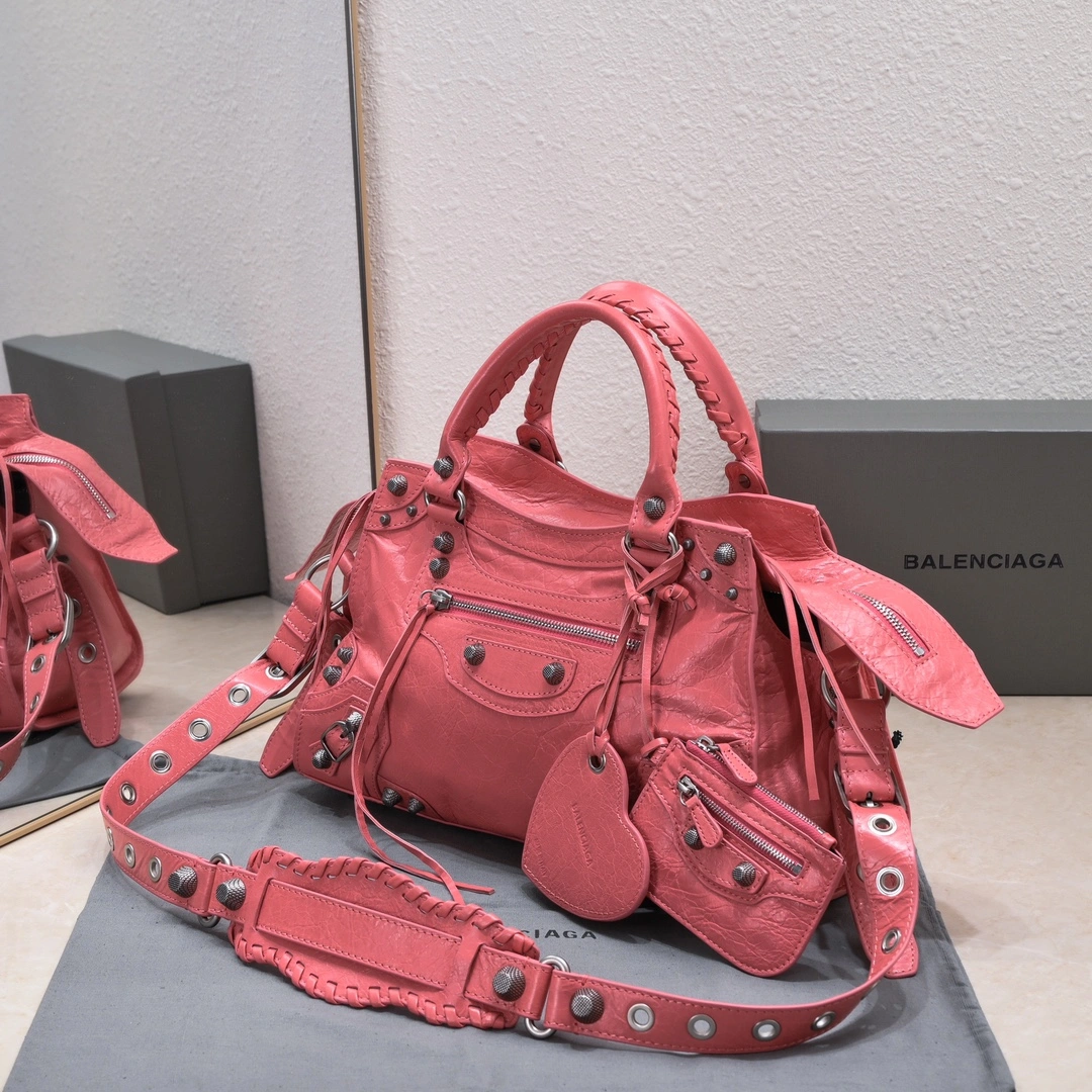 Popular Balenciaga NEO CAGOLE Distressed Lambskin Medium Bag 60942