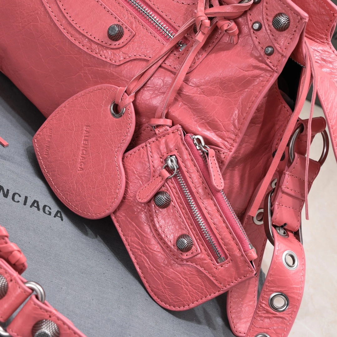 Popular Balenciaga NEO CAGOLE Distressed Lambskin Medium Bag 60942