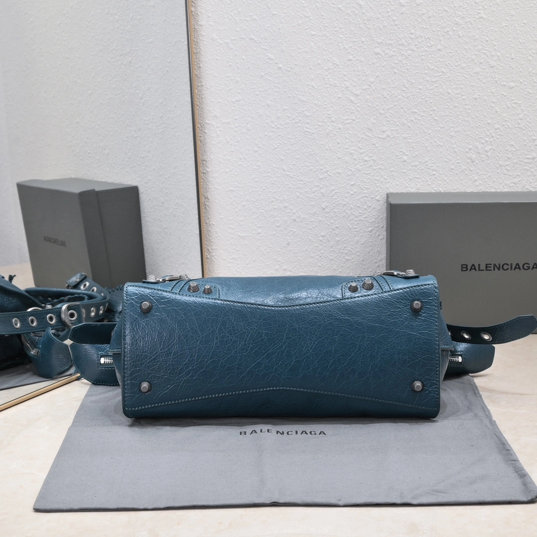 Balenciaga NEO CAGOLE Medium Motorcycle Trapezoid Bag Set Youthful 60962