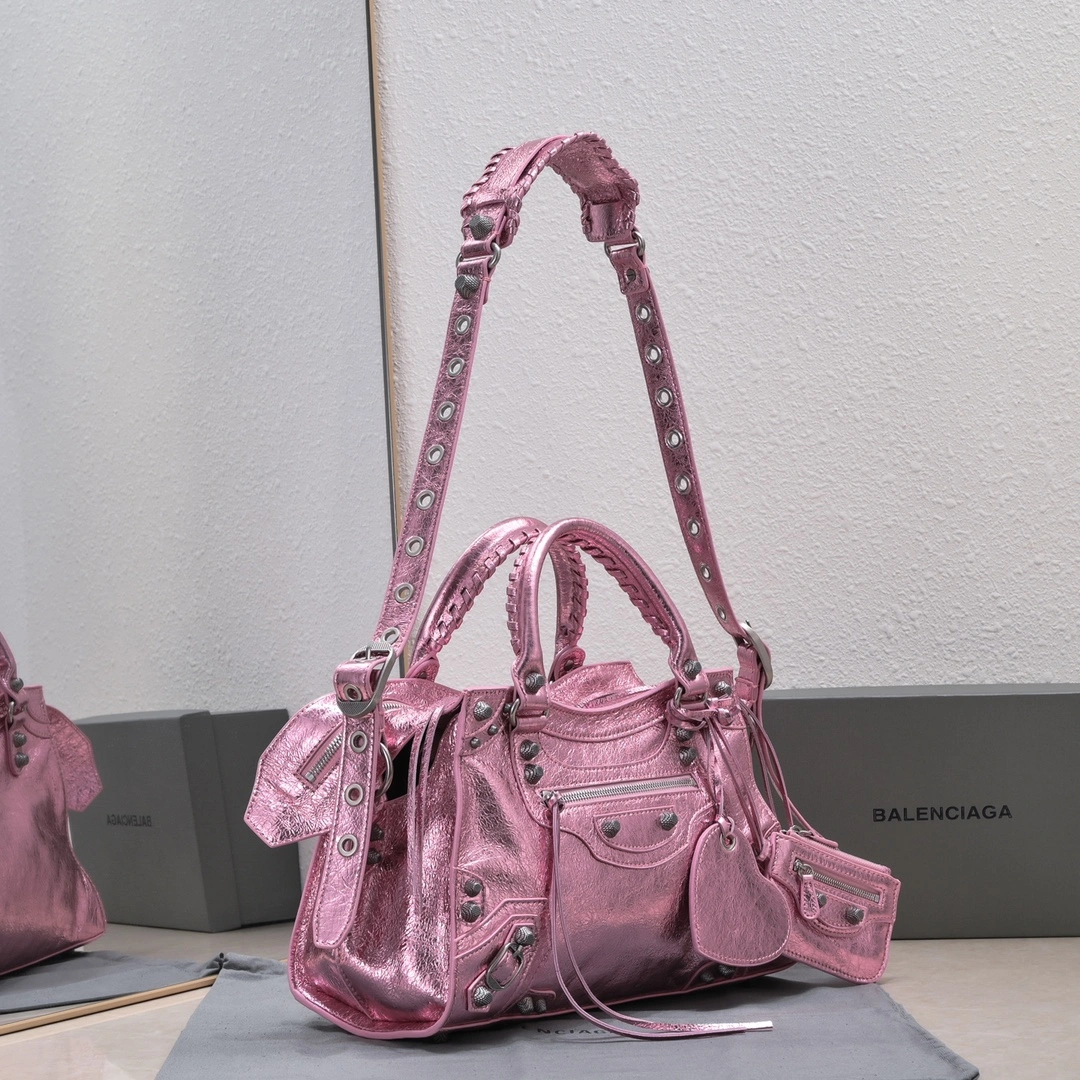 WeatherProof Balenciaga NEO CAGOLE Vintage Lambskin Motorcycle Bag Set 60963
