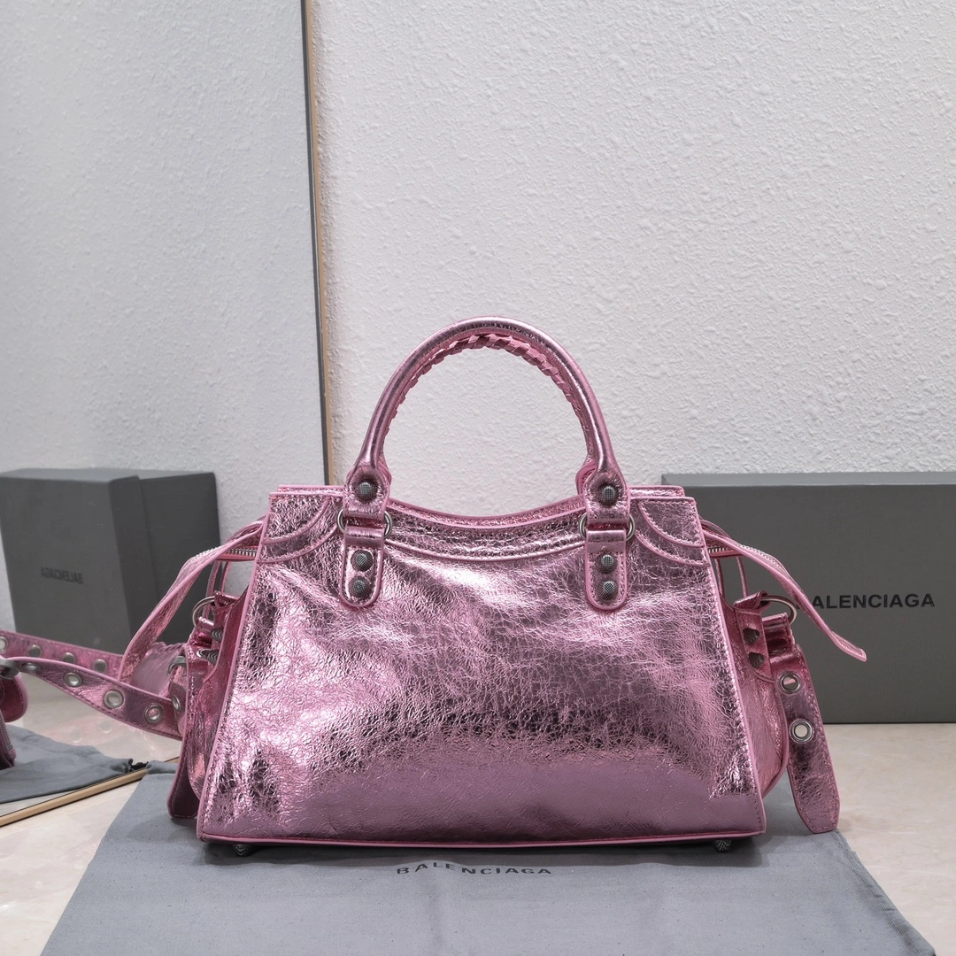 WeatherProof Balenciaga NEO CAGOLE Vintage Lambskin Motorcycle Bag Set 60963