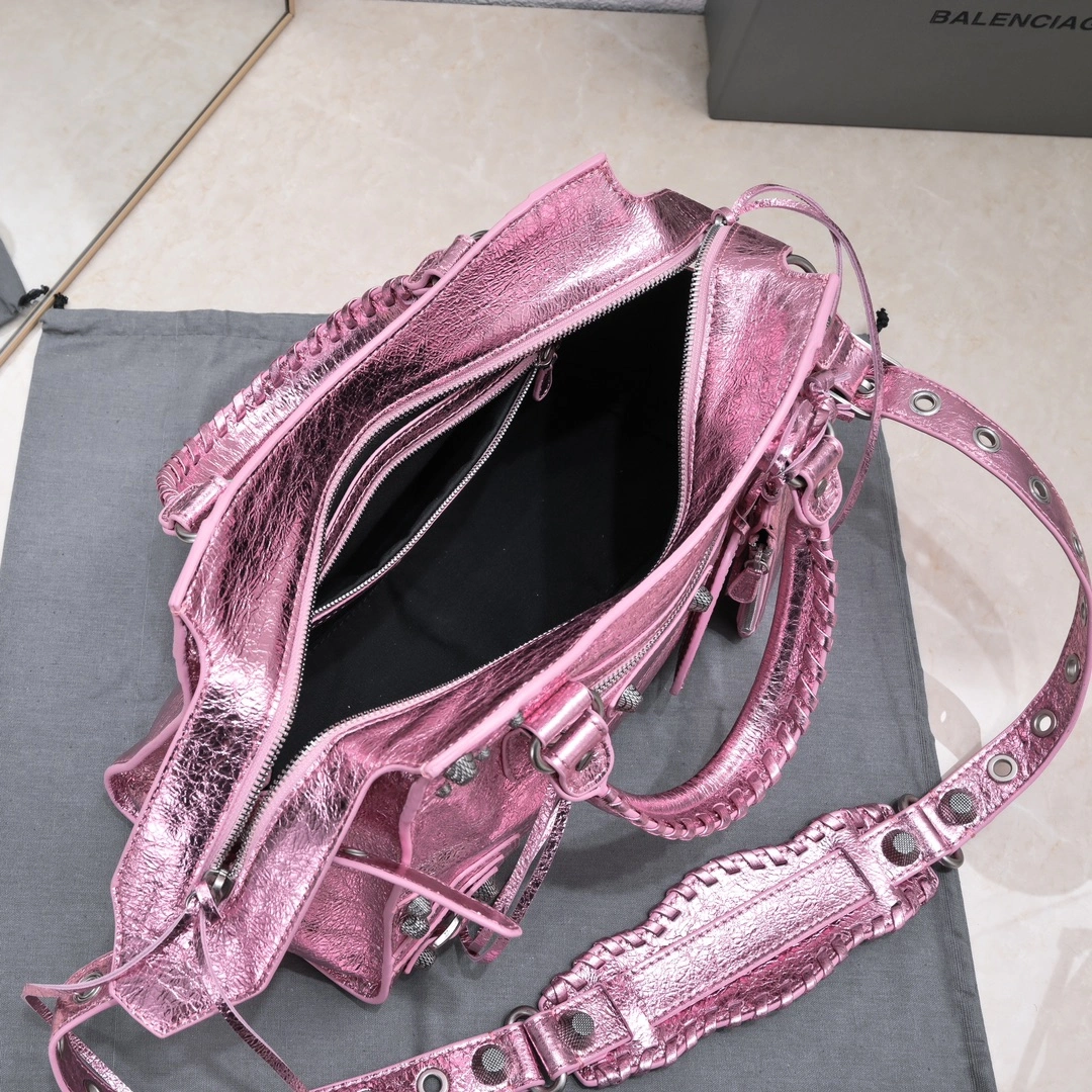 WeatherProof Balenciaga NEO CAGOLE Vintage Lambskin Motorcycle Bag Set 60963