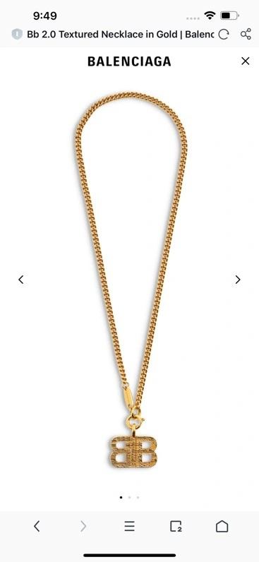 Unique Balenciaga Necklaces 215437