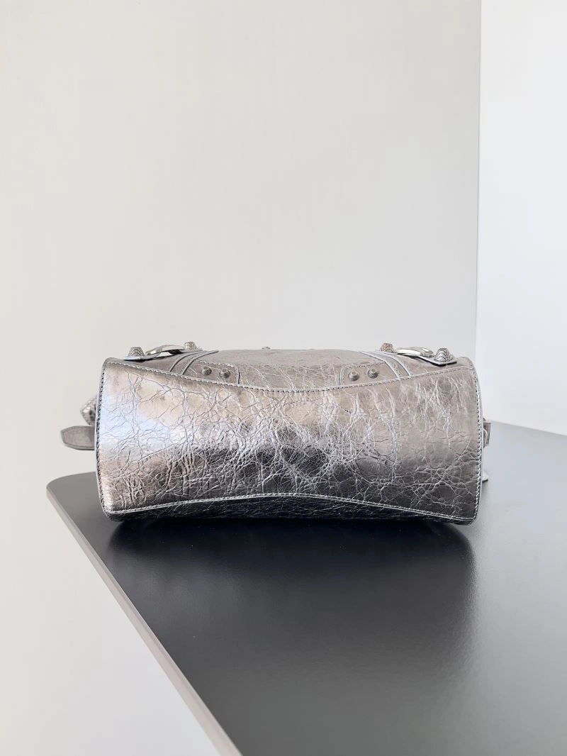 Balenciaga Neo Cagole Distressed Lambskin Motorcycle Bag Chic 78753