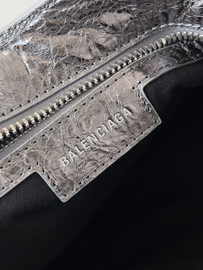 Balenciaga Neo Cagole Distressed Lambskin Motorcycle Bag Chic 78753