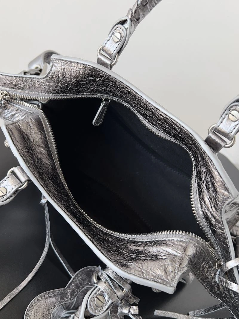 Balenciaga Neo Cagole Distressed Lambskin Motorcycle Bag Chic 78753