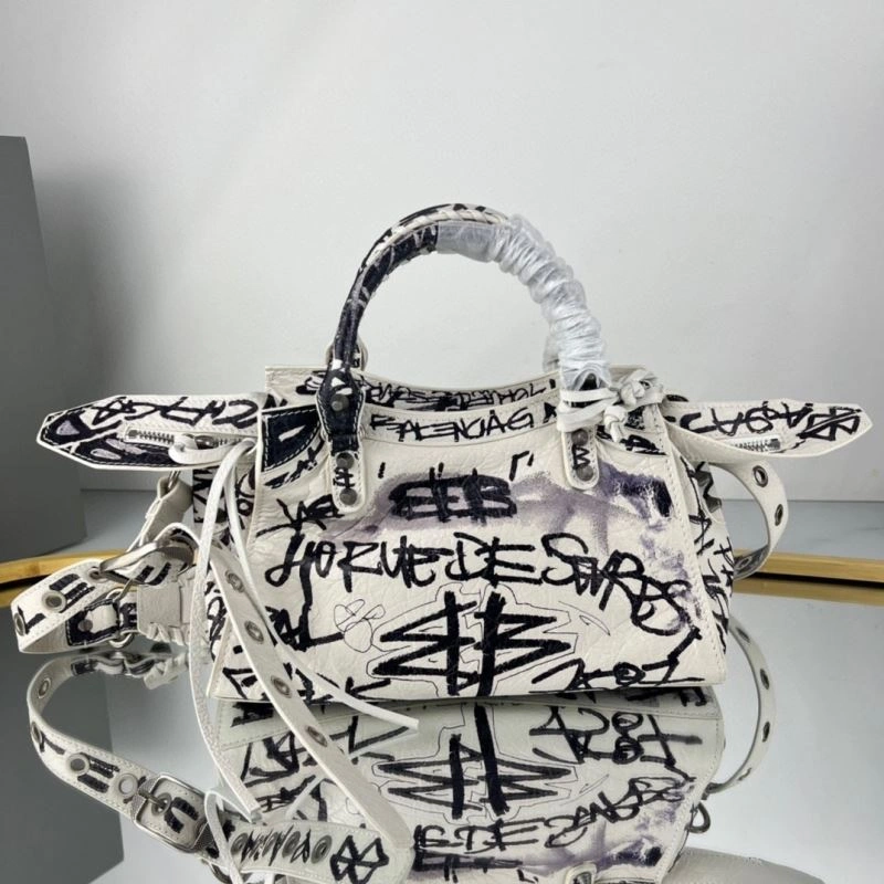 Balenciaga Neo Cagole Heart Mirror Motorcycle Bag Functional 78766