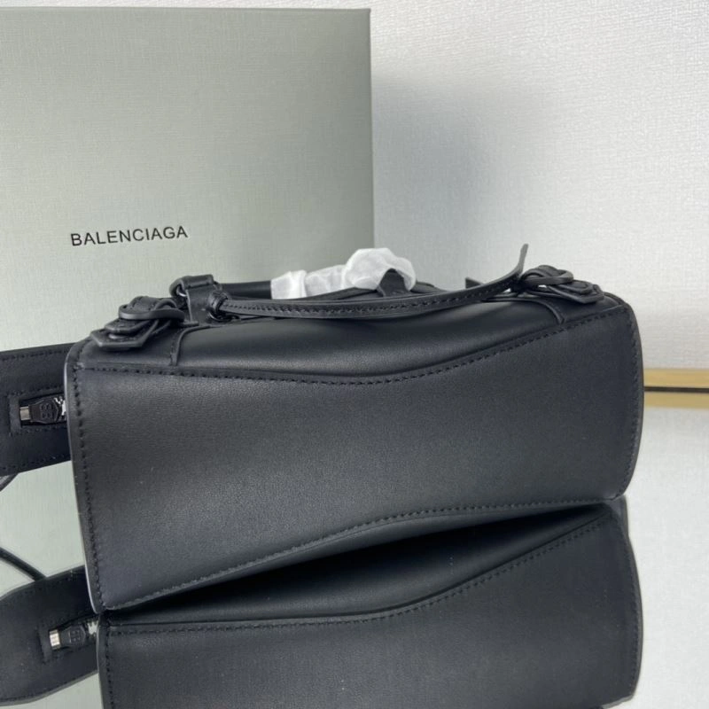 NewStyle Balenciaga Neo  Studded Motorcycle Handbag - Black 75358