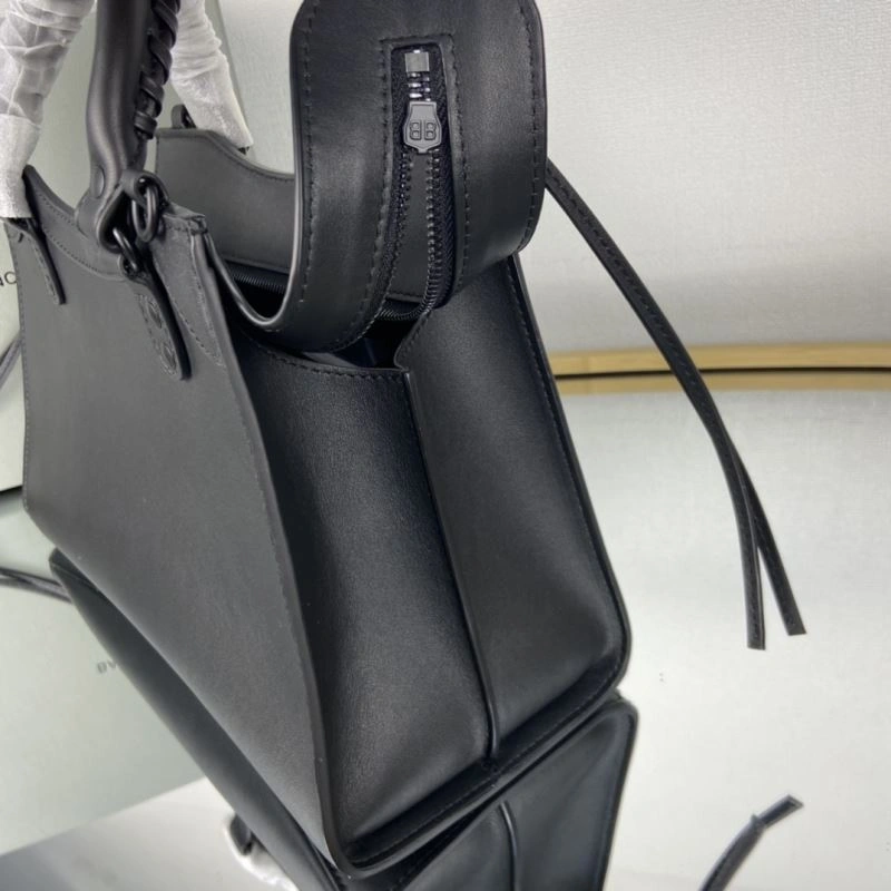 Balenciaga Neo  Textured Black Motorcycle Bag TimelessDesign 75333