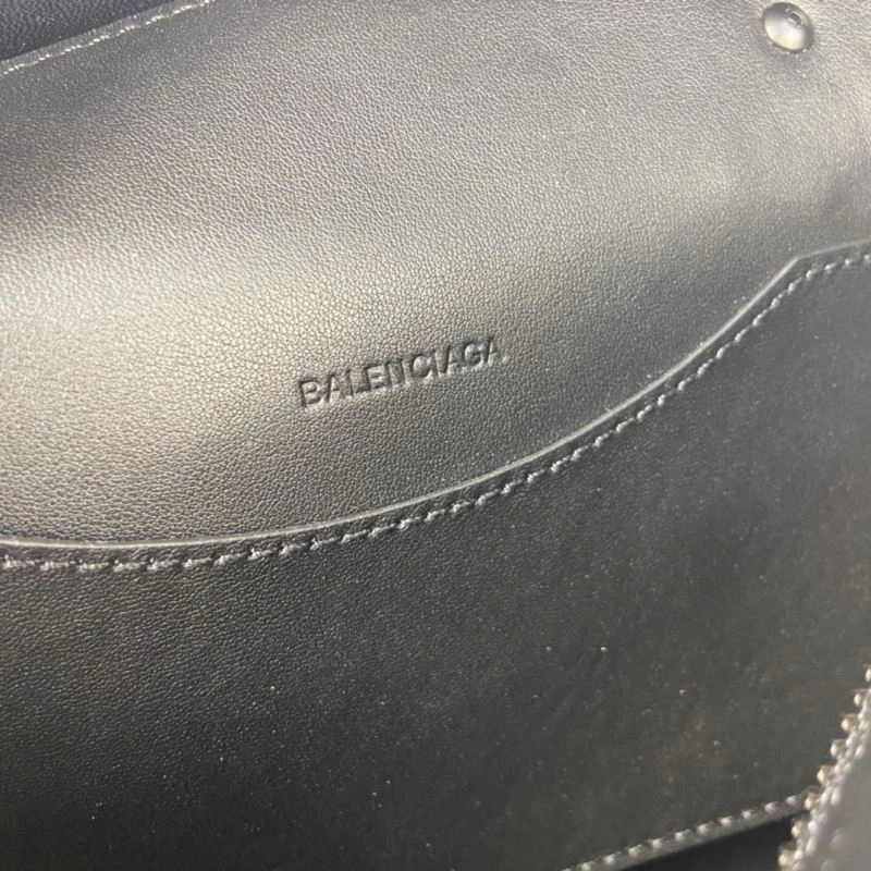 Balenciaga Neo  Textured Black Motorcycle Bag TimelessDesign 75333