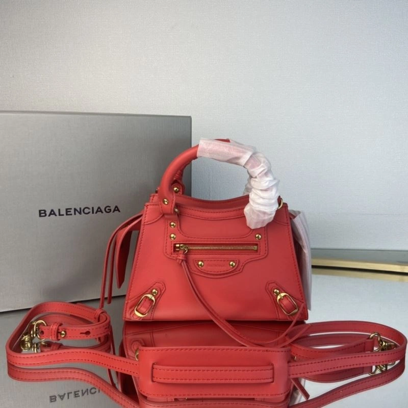 Original Balenciaga Neo  Trapezoid Motorcycle Bag 78366