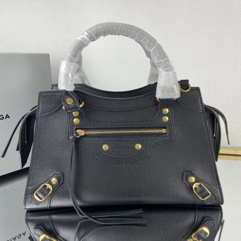 Balenciaga Neo  Trapezoid Motorcycle Bag Refined 75357