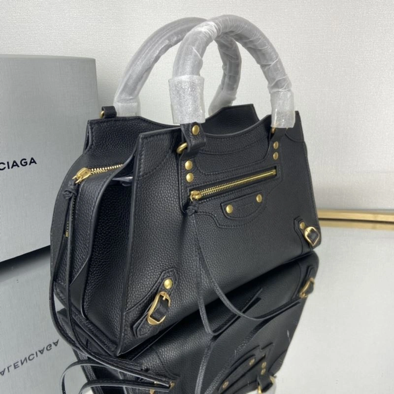 Balenciaga Neo  Trapezoid Motorcycle Bag Refined 75357