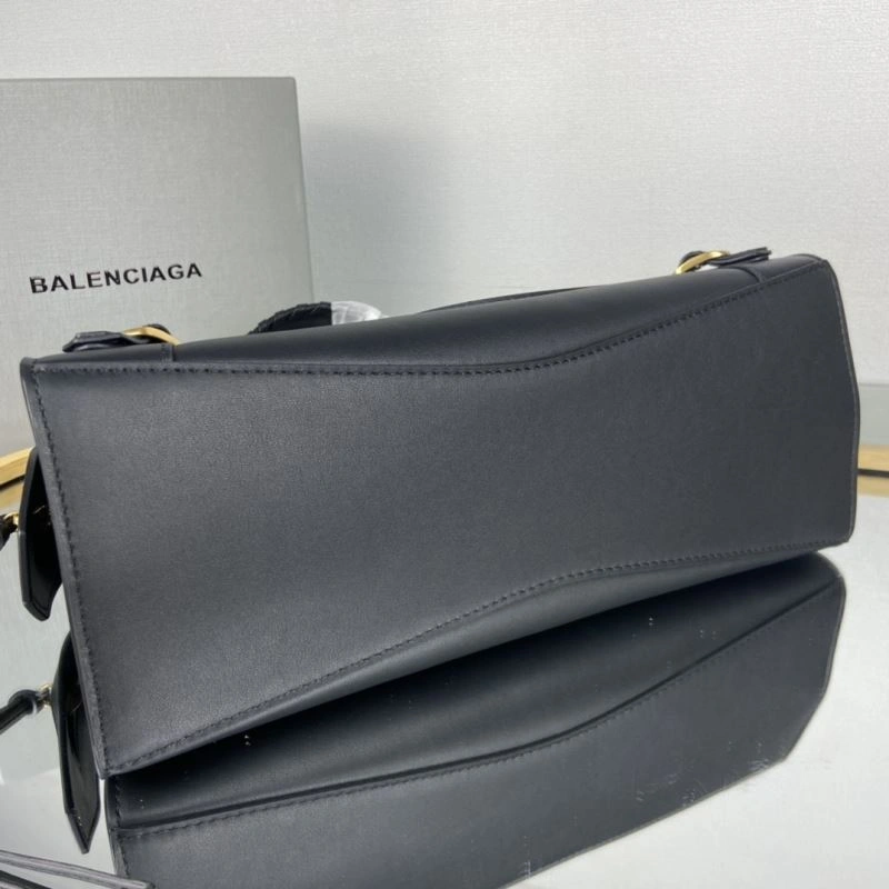 FashionForward Balenciaga Neo  Trapezoidal Motorcycle Bag with Gold Studs 75334