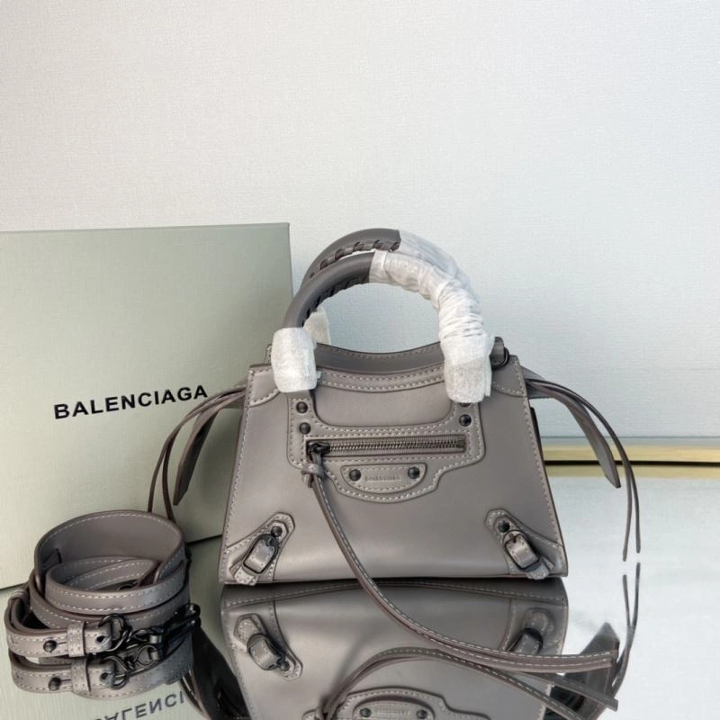 SmoothTexture Balenciaga Neo  Trapezoidal Motorcycle Bag 78365