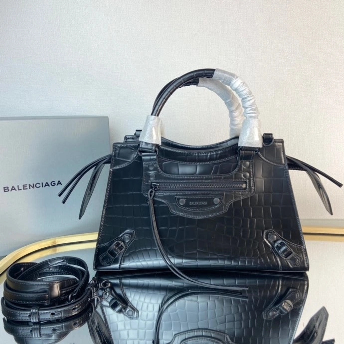 Balenciaga Neo  Trapezoidal Motorcycle Bag Trendsetting 75364