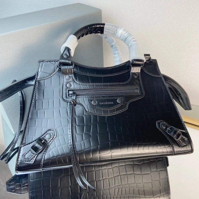 Balenciaga Neo  Trapezoidal Motorcycle Bag Trendsetting 75364