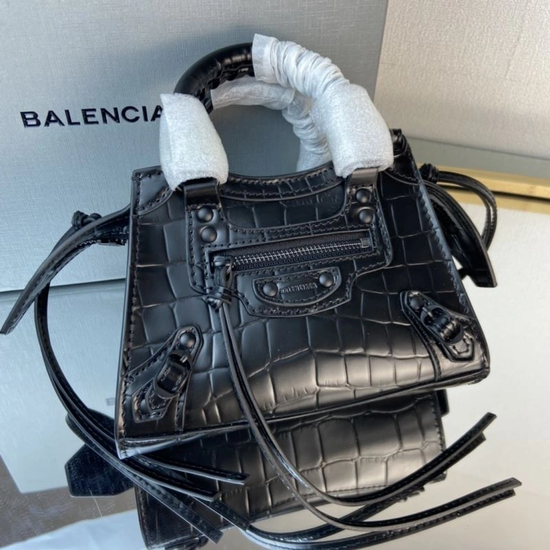 Balenciaga Neo  Trapezoidal Motorcycle Bag TimelessDesign 75336